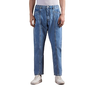THE BEAR HOUSE Mens Dark Blue Relaxed