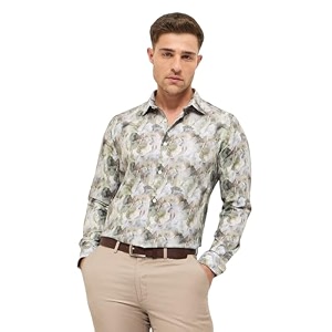THE BEAR HOUSE Mens Printed Tailored Fit