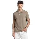 THE BEAR HOUSE Men Beige Solid Slim
