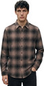 THE BEAR HOUSE Men Checkered Casual Brown