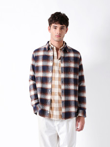 THE BEAR HOUSE Men Checkered Casual Multicolor