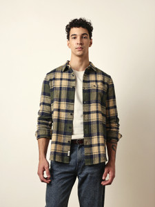 THE BEAR HOUSE Men Checkered Casual Multicolor