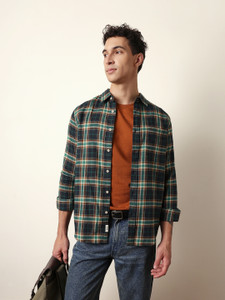 THE BEAR HOUSE Men Checkered Casual Multicolor