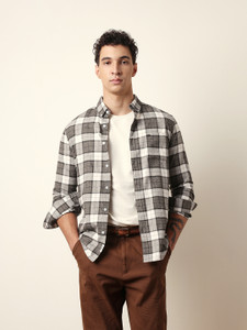 THE BEAR HOUSE Men Checkered Casual Multicolor