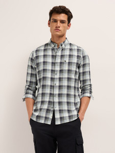 THE BEAR HOUSE Men Checkered Casual Multicolor