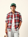 THE BEAR HOUSE Men Checkered Casual Multicolor