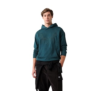 THE BEAR HOUSE Men Cotton Printed Hoodie