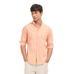 THE BEAR HOUSE Men Cotton Solid Slim