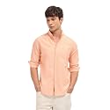 THE BEAR HOUSE Men Cotton Solid Slim