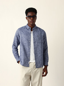 THE BEAR HOUSE Men Printed Casual Blue