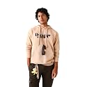 THE BEAR HOUSE Mens Beige Printed Hoodie
