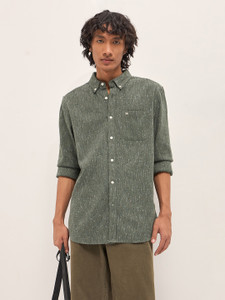 THE BEAR HOUSE Men Self Design Casual