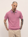 THE BEAR HOUSE Men Self Design Polo