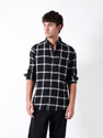 THE BEAR HOUSE Men Slim Fit Checkered