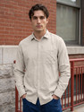 THE BEAR HOUSE Men Solid Casual Beige
