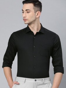 THE BEAR HOUSE Men Solid Casual Black
