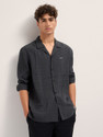 THE BEAR HOUSE Men Solid Casual Black