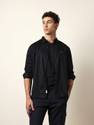 THE BEAR HOUSE Men Solid Casual Black