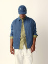 THE BEAR HOUSE Men Solid Casual Blue