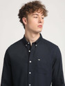 THE BEAR HOUSE Men Solid Casual Blue