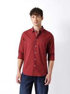 THE BEAR HOUSE Men Solid Casual Brown