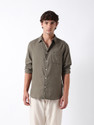 THE BEAR HOUSE Men Solid Casual Green