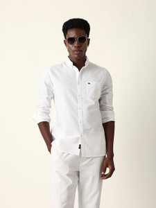 THE BEAR HOUSE Men Solid Casual White