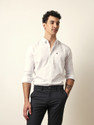 THE BEAR HOUSE Men Solid Casual White