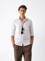 THE BEAR HOUSE Men Solid Casual White