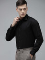 THE BEAR HOUSE Men Solid Formal Black