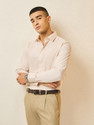 THE BEAR HOUSE Men Striped Casual Beige