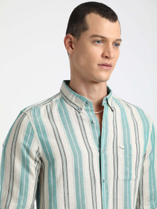 THE BEAR HOUSE Men Striped Casual Multicolor