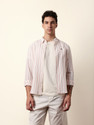 THE BEAR HOUSE Men Striped Casual Pink