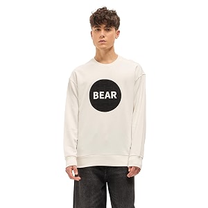 THE BEAR HOUSE Men Typography Printed Round