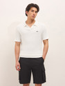 THE BEAR HOUSE Self Design Men Polo