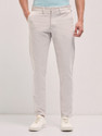 THE BEAR HOUSE Slim Fit Men Cream Trousers