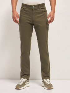 THE BEAR HOUSE Slim Fit Men Dark