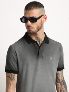 THE BEAR HOUSE Solid Men Polo Neck