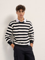 THE BEAR HOUSE Striped Men Crew Neck