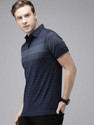 THE BEAR HOUSE Striped Men Polo Neck