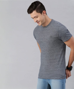 THE BEAR HOUSE Striped Men Round Neck