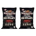 Bear Mountain 2-Pack Mesquite BBQ Wood Pellets for Smoker and Grill, 20 lb Bag - All-Natural Hardwood for Outdoor Barbecue Smoking and Grilling with Bold Smoke Flavor