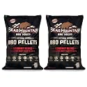 Bear Mountain BBQ 2-Pack Gourmet Blend Wood Pellets, Natural Hardwood for Grills &amp; Smokers - 40 Pound Bags, Low Moisture Pellet, Sweet Smoky Flavor for All Types of Meat, Seafood, and Veggie