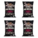 Bear Mountain BBQ FK13 Premium All-Natural Hardwood Mild and Fruity Cherry BBQ Smoker Pellets for Outdoor Grilling, 20 Pounds (4 Pack)