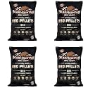 Bear Mountain BBQ Premium All Natural Hardwood Red and White Oak Wood Chip Pellets for Outdoor Gas, Charcoal, and Electric Grills, 20 Pounds (4 Pack)