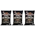Bear Mountain FB14 Premium All Natural Low Moisture Hardwood Smoky Hickory BBQ Smoker Pellets for Outdoor Grilling, 40 Pound Bag (3 Pack)
