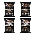 Bear Mountain Premium BBQ Woods FK14 Premium All Natural Low Moisture Hardwood Smoky Hickory BBQ Smoker Pellets for Outdoor Grilling, 20 Pound Bag (Pack of 4)