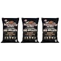 Bear Mountain Premium BBQ Woods FK14 Premium All Natural Low Moisture Hardwood Smoky Hickory BBQ Smoker Pellets for Outdoor Grilling, 20 Pound Bag (Pack of 3)