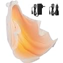 Bearbug Cordless Heated Blanket 50“ x 70", Portable Wearable Electric Heated Blanket Shawl Hoodie Battery Operated with Car Charger, DC Adapter, 3 Heating Level, Machine Washable