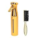 Beard Brush and Spray Set, 300ml Ultra Fine Mist Spray Bottle with Beard Shaping Tool, Lightweight Portable Styling Kit for Men's Facial Hair Care and Pet Grooming